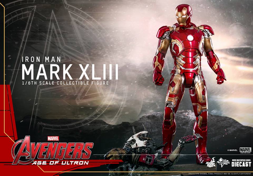 Iron Man Mark XLIII Hot Toys Avengers Age of Ultron (8)