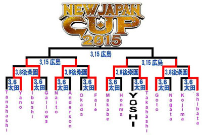NJPW bracket NJCup 2015 after Day2